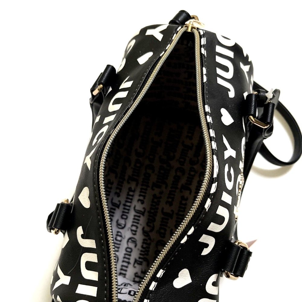 Juicy Couture Licorice Heart Satchel Bag New Sealed - Picture 8 of 9